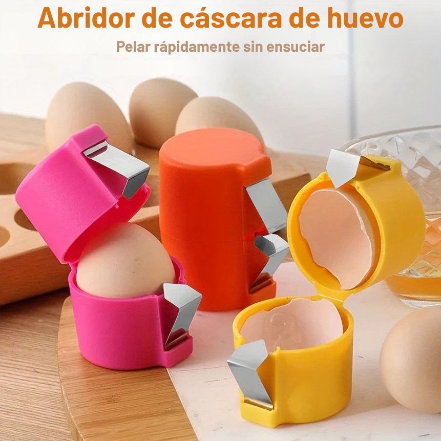 Abridor de huevos moderno: sencillo, rápido y sin complicaciones